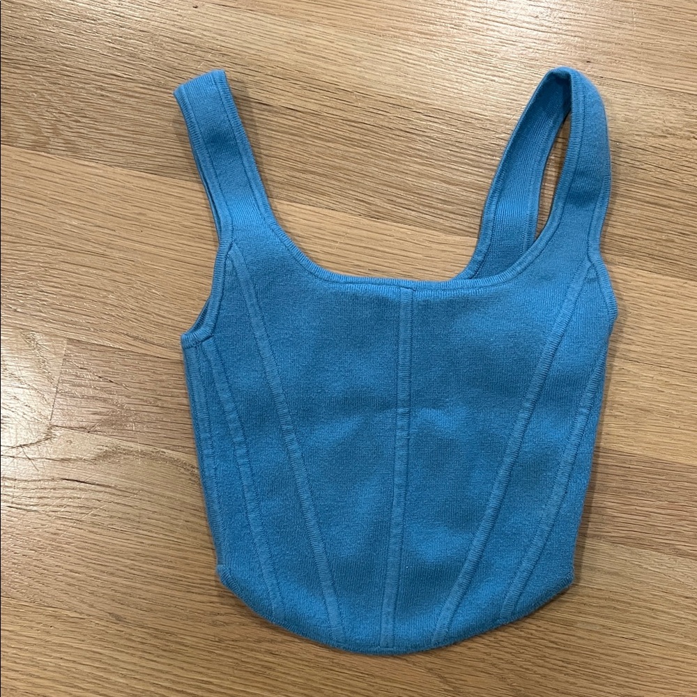 Wilfred Blue Women's Crop Top